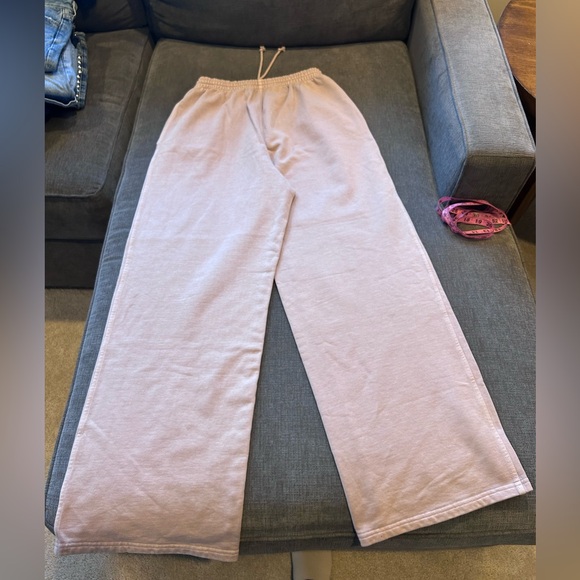 SKIMS Blush Wide Leg Sweatpants - Picture 2 of 2
